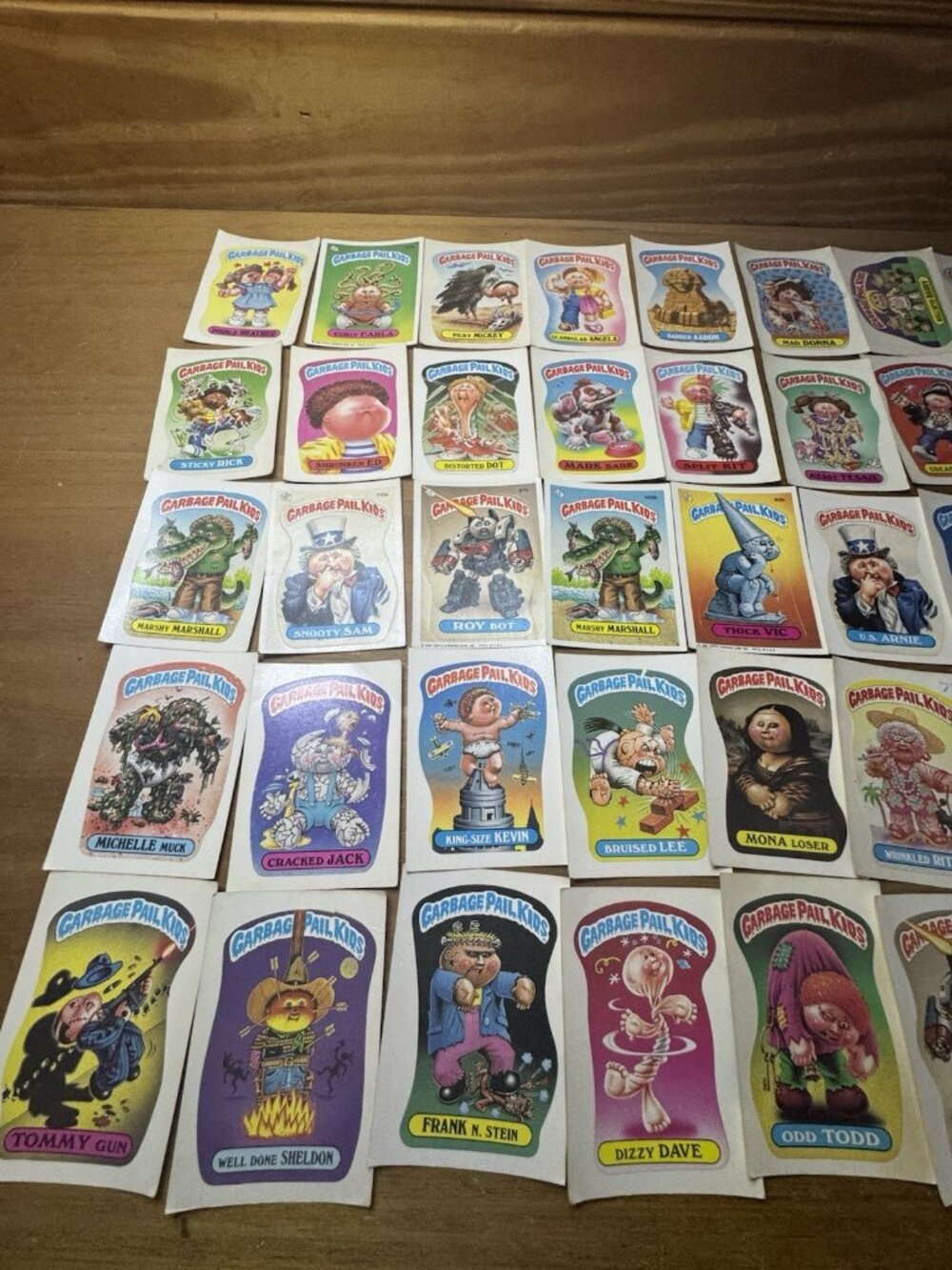vintage garbage pail kids card lot